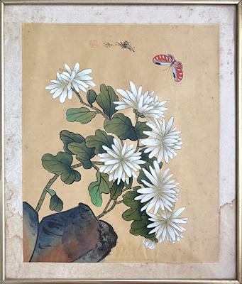 Çin imzalı tablo — Sulu Boya, 33×28 cm, 1.000 TL müzayede satışı