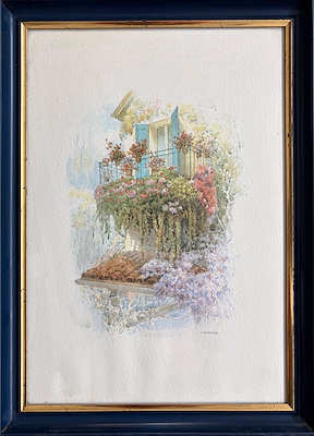 J Koehler imzalı tablo — Baskı, 57×43 cm, 1.000 TL müzayede satışı
