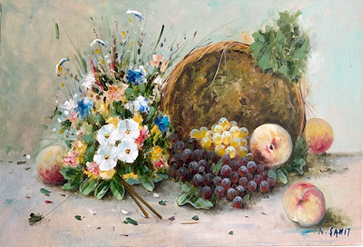 A Şahit imzalı tablo — Yağlı Boya, 65×45 cm, 1.400 TL müzayede satışı
