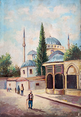 Faruk Alpkurt imzalı tablo — Yağlı Boya, 65×46 cm, 5.000 TL müzayede satışı