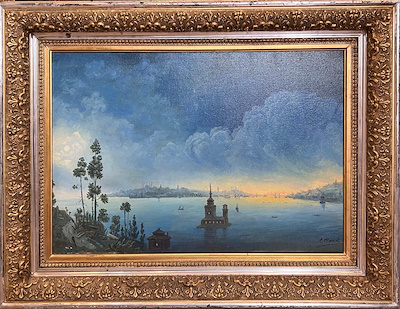 Carlo Bossolı imzalı tablo — Yağlı Boya, 40×60 cm, 35.000 TL müzayede satışı