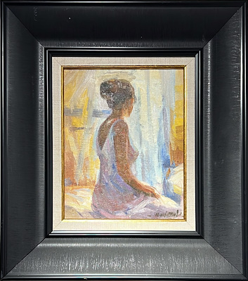 Mehmet Necafzadeh imzalı tablo — Yağlı Boya, 25×20 cm, 11.000 TL müzayede satışı