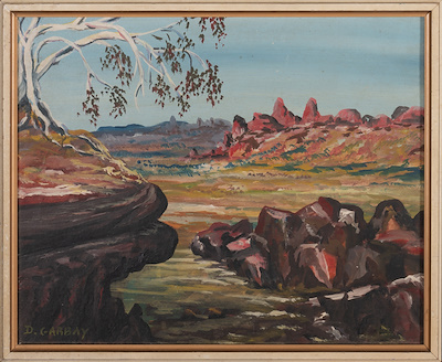 D. C. Arbay imzalı tablo — Yağlı Boya, 30×37 cm, 1.000 TL müzayede satışı