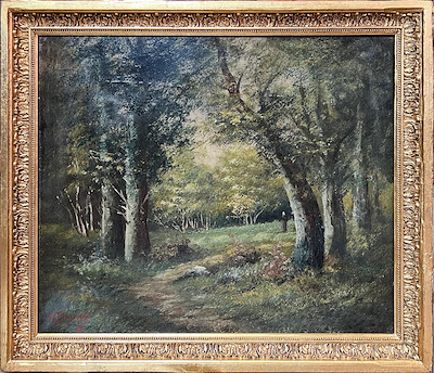 M. Bernard imzalı tablo — Yağlı Boya, 46×54 cm, 18.000 TL müzayede satışı