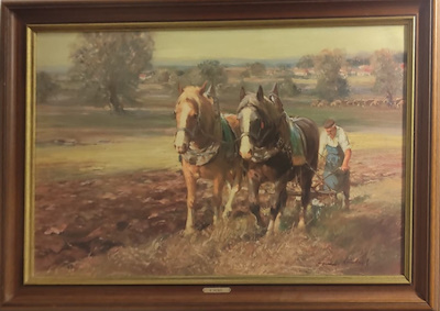 H. Nıckel imzalı tablo — Baskı, 50×80 cm, 2.500 TL müzayede satışı