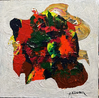 Murat Asilcan imzalı tablo — Akrilik Boya, 30×30 cm, 1.000 TL müzayede satışı