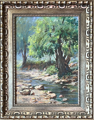 Şahruh İhtiyar imzalı tablo — Yağlı Boya, 38×28 cm, 9.000 TL müzayede satışı