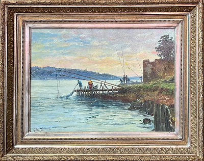 Gılbert Galland imzalı tablo — Yağlı Boya, 54×44 cm, 37.500 TL müzayede satışı