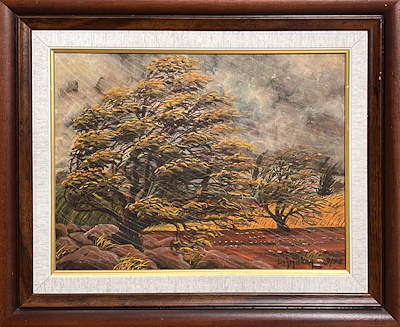Doğan Akça imzalı tablo — Yağlı Boya, 30×40 cm, 10.000 TL müzayede satışı