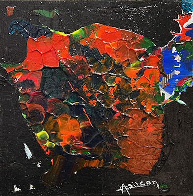 Murat Asilcan imzalı tablo — Akrilik Boya, 30×30 cm, 1.000 TL müzayede satışı
