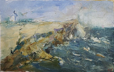 Hüseyinov Süleyman imzalı tablo — Yağlı Boya, 26×41 cm, 2.000 TL müzayede satışı