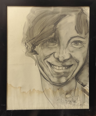 Çiğdem Buçak Telli imzalı tablo — 50×40 cm, 1.250 TL müzayede satışı