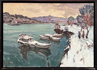Alexander Andreev imzalı tablo — Yağlı Boya, 50×70 cm, 27.500 TL müzayede satışı