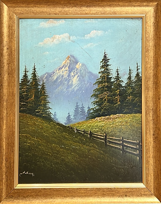 İlhan Kılınç imzalı tablo — Yağlı Boya, 38×29 cm, 7.000 TL müzayede satışı