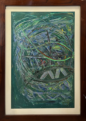 Erdem Uçkan imzalı tablo — Akrilik Boya, 80×55 cm, 9.000 TL müzayede satışı