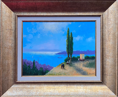 A. Zarov imzalı tablo — Yağlı Boya, 30×40 cm, 18.000 TL müzayede satışı