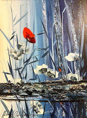 Hikmet Çetinkaya imzalı tablo — Yağlı Boya, 72×52 cm, 22.000 TL müzayede satışı