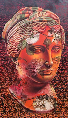 Kadir Akyol imzalı tablo — Yağlı Boya, 118×66 cm, 400.000 TL müzayede satışı