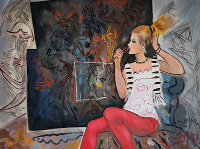 Mustafa Ayaz imzalı tablo — Yağlı Boya, 60×80 cm, 360.000 TL müzayede satışı