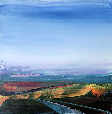 Barış Sarıbaş imzalı tablo — Yağlı Boya, 25×25 cm, 20.000 TL müzayede satışı