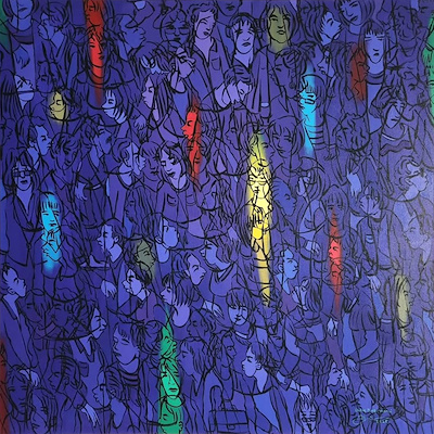 Oktay Değirmenci imzalı tablo — Akrilik Boya, 100×100 cm, 60.000 TL müzayede satışı