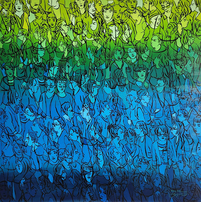 Oktay Değirmenci imzalı tablo — Akrilik Boya, 100×100 cm, 60.000 TL müzayede satışı