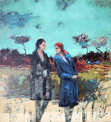 Orhan Zafer imzalı tablo — Yağlı Boya, 40×40 cm, 7.000 TL müzayede satışı