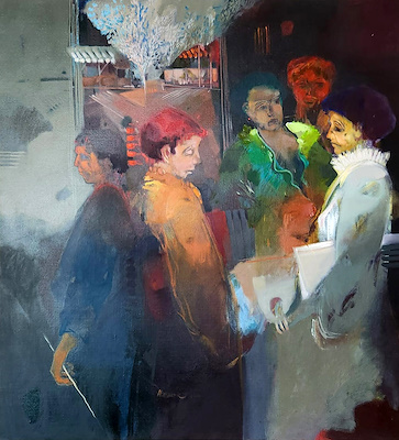 Hakan Esmer imzalı tablo — Yağlı Boya, 120×110 cm, 240.000 TL müzayede satışı