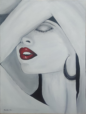 Nurdan Atlı imzalı tablo — Akrilik Boya, 70×90 cm, 3.250 TL müzayede satışı