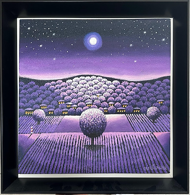 Adil Ocak imzalı tablo — Yağlı Boya, 35×35 cm, 8.000 TL müzayede satışı