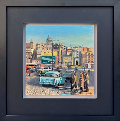 Murat Tefek imzalı tablo — Yağlı Boya, 30×30 cm, 16.000 TL müzayede satışı