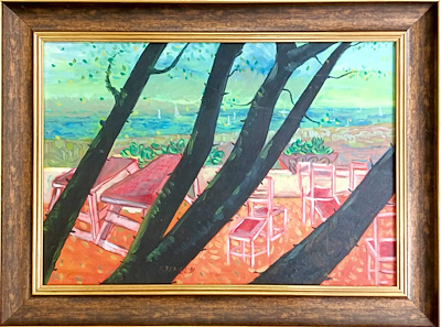 Burhan Temel imzalı tablo — Yağlı Boya, 35×50 cm, 12.000 TL müzayede satışı