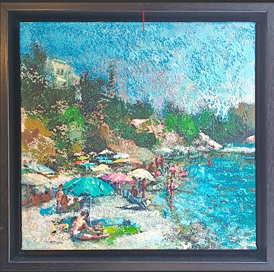 Ahat Vatani imzalı tablo — Yağlı Boya, 30×30 cm, 15.000 TL müzayede satışı