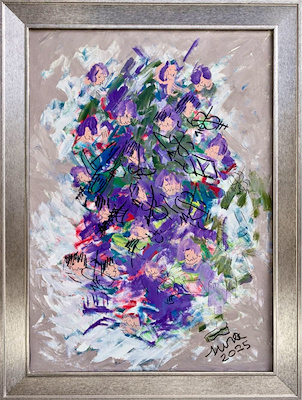 Suna Özkalan imzalı tablo — Yağlı Boya, 70×50 cm, 35.000 TL müzayede satışı