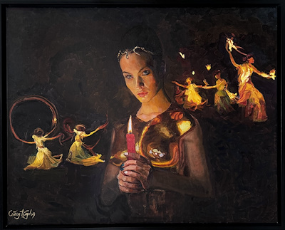 Cüneyt Çağdaş imzalı tablo — Yağlı Boya, 100×80 cm, 12.000 TL müzayede satışı