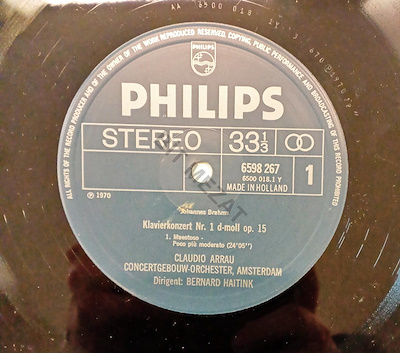 JOHANNES BRAHMS/BERNARD HAITINK/ ORCHESTRE DU CONCERTGEBOUW D