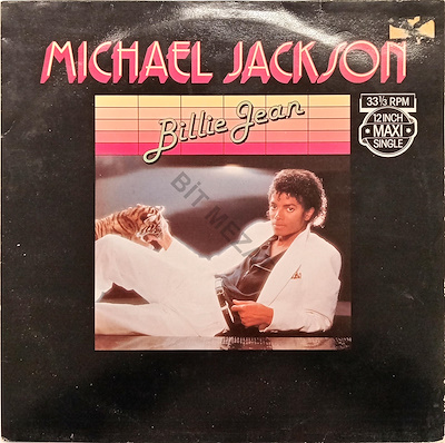 MICHAEL JACKSON/ BILLIE JEAN-K 6 P 7-8 PLAK HER İKİ YÜZDE YÜZEYSEL