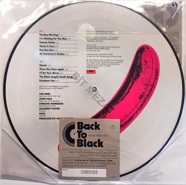 THE VELVET UNDERGROUND &NICO-P 8 PLAK A YÜZÜNDE YÜZEYSEL LEKELER