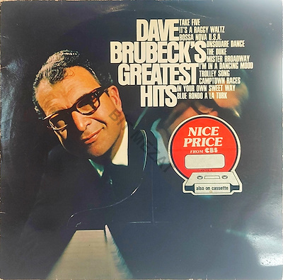 THE DAVE BRUBECK QUARTET/ GREATEST HITS-K 6 P 8 KAPAK ARKA YÜZDE