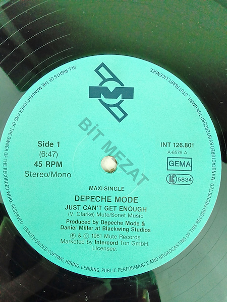 邦楽 excute save your money lp DEPECHE MODE/JUST CAN'T GET ENOUGH-K 6-7 P 7-8 PLAK HER İKİ YÜZDE
