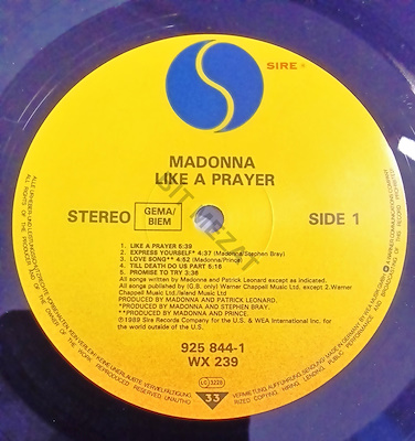 MADONNA/LIKE A PRAYER-K 7 P 7-8 | Bit Mezat