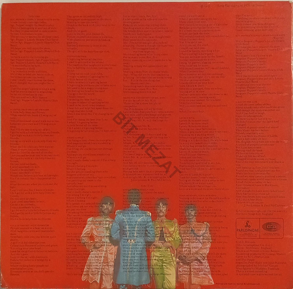 THE BEATLES/SGT.PEPPER'S LONELY HEARTS CLUB BAND-K 6 P 7 PLAK HER