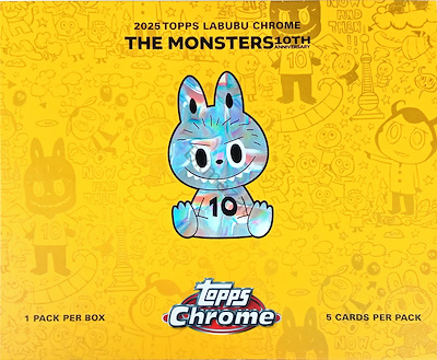 2025 Topps Labubu Chrome The Monsters 10. Yıldönümü Hobby Box, 5