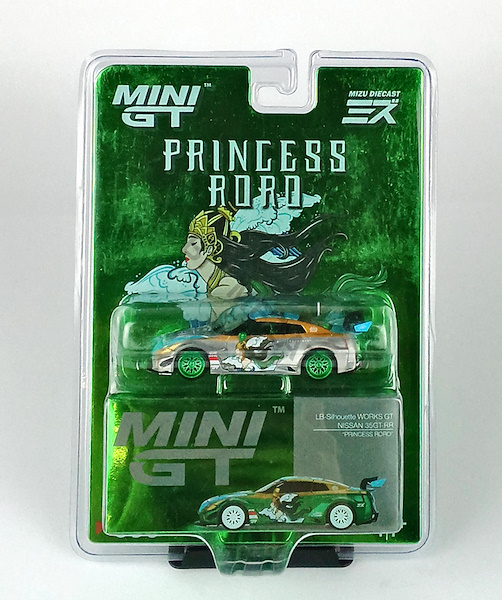 MiniGT Mizu ミズ ダイキャスト 3台 チェイス MiniGT ve 'Mizu Diecast' işbirliği ile LB Silhouette Nissan 3lü