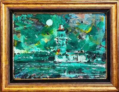 Veysel Deneç imzalı tablo — Yağlı Boya, 35×50 cm, 4.000 TL müzayede satışı