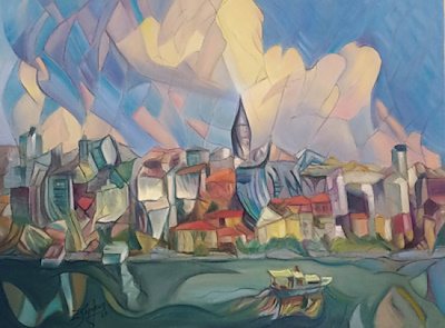 Zafer Karakuş imzalı tablo — Yağlı Boya, 60×80 cm, 12.000 TL müzayede satışı