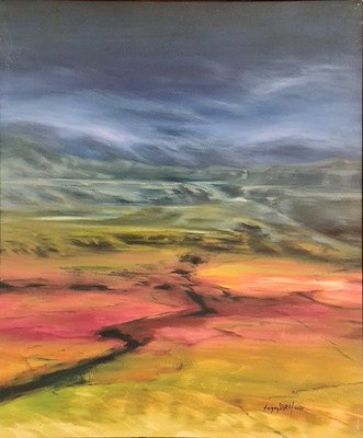 Turgay Sarı imzalı tablo — Yağlı Boya, 80×95 cm, 20.000 TL müzayede satışı