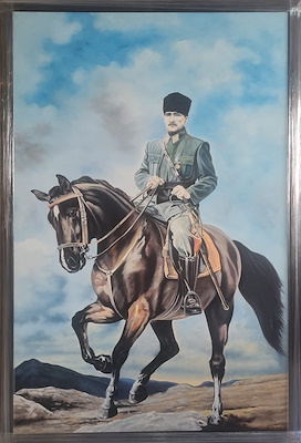İsmail Kılıç imzalı tablo — Yağlı Boya, 200×130 cm, 37.500 TL müzayede satışı