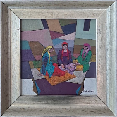 Ali Düzgün imzalı tablo — Akrilik Boya, 30×30 cm, 12.500 TL müzayede satışı