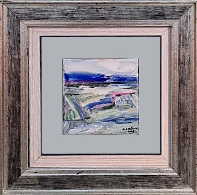 Ruşen Eşref Yılmaz imzalı tablo — Yağlı Boya, 12×12 cm, 6.000 TL müzayede satışı